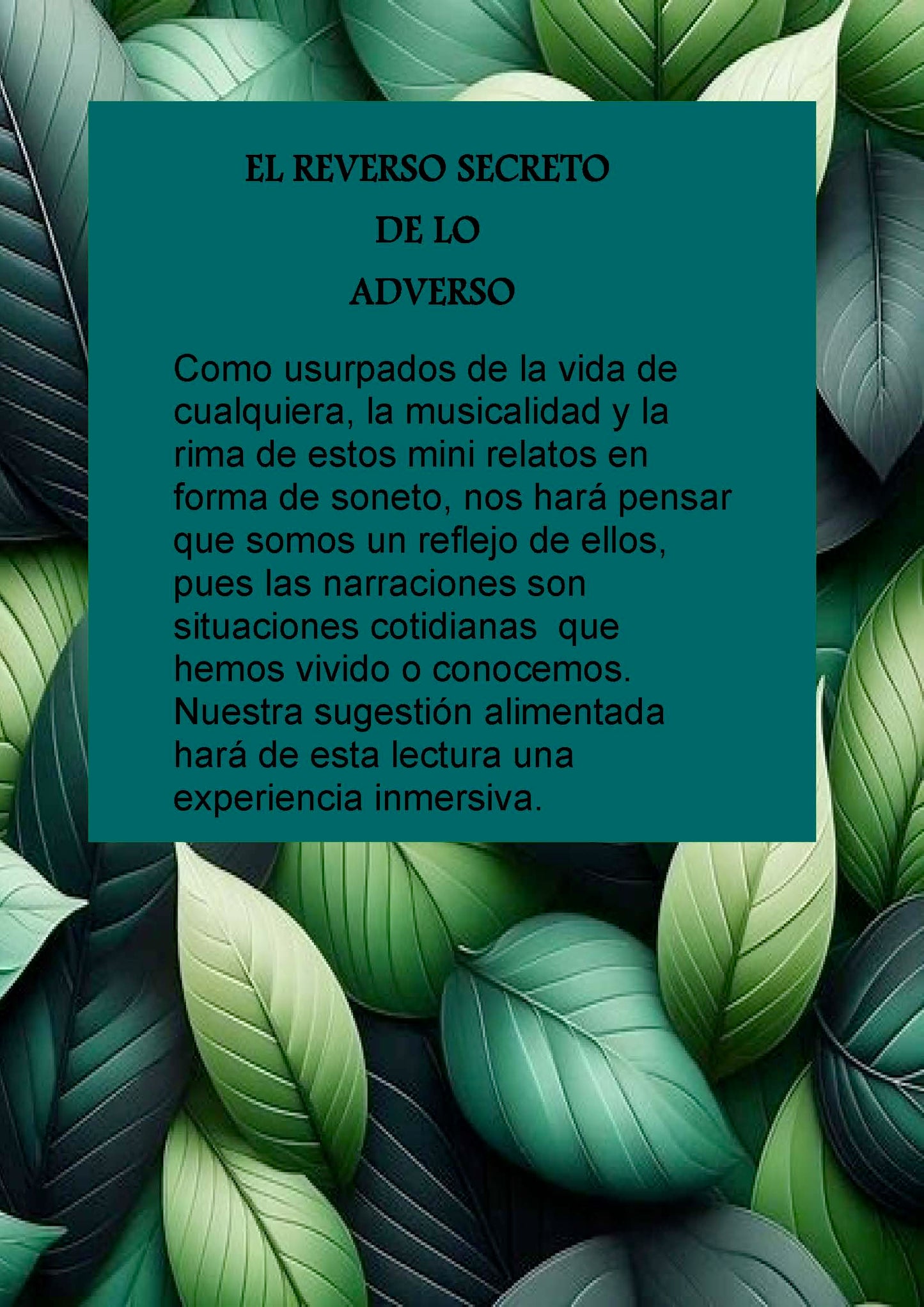 EL REVERSO SECRETO DE LO ADVERSO